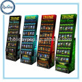 Retail Advertising POP Floor Hook Cardboard CD Display Stands